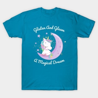 Whimsical Night: Glisten and Gleam- A Magical Dream T-Shirt